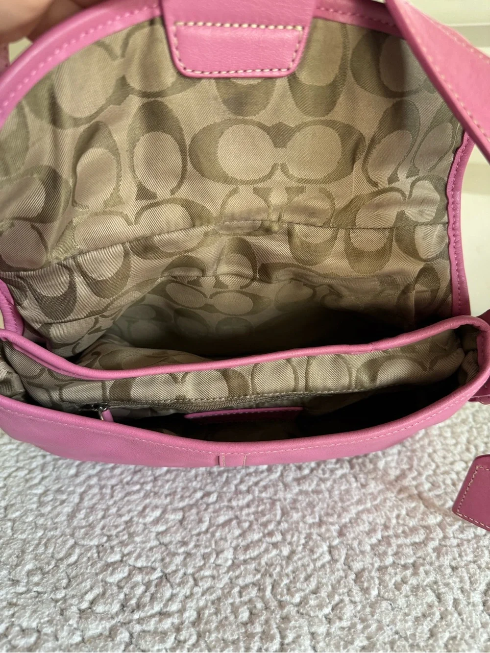 Coach Y2K Pink Small Soho Flap Shoulder Bag 9247
